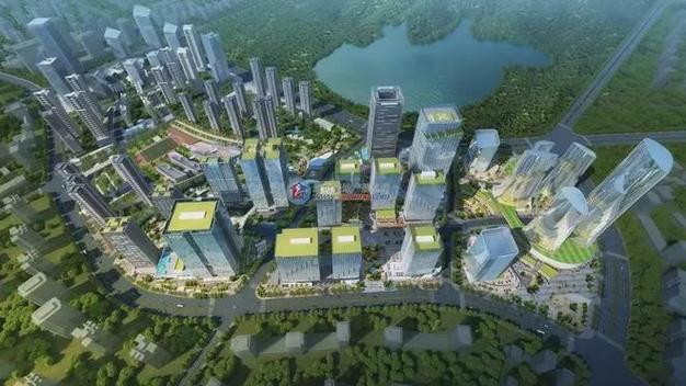 总建筑面积约400万㎡,总投资300亿人民币,是国内首个以"云计算,大数据